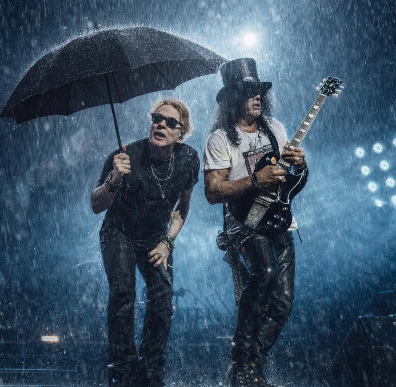 Vai ver o Guns N’ Roses? Prepare o courinho para chuva e até raios