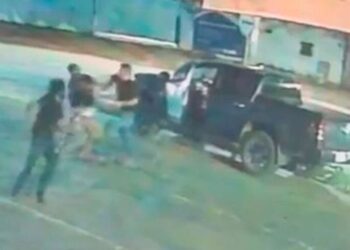 Câmeras mostram discussão em frente a restaurante e contestam versão de agressão com arma em Campo Grande