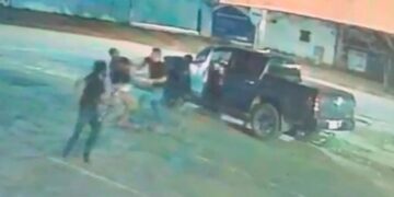 Vídeo: Atacado por casal de andarilhos, dono de restaurante reage e câmeras desmentem versão de agressão