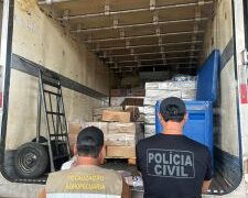 Carne irregular para merenda escolar é apreendida e motorista acaba preso em flagrante