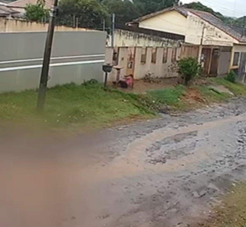 Vídeo: baleada, mulher pula muro para fugir de PM da reserva após tentativa de feminicídio