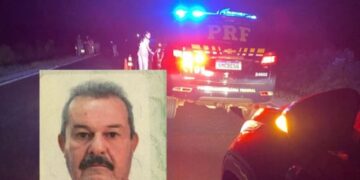 Idoso morre após cair de moto na BR-060, próximo a Jardim
