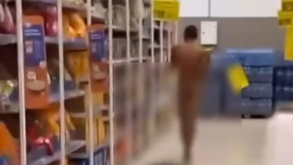 Nu em shopping, homem invade mercado, furta roupa e acaba preso em Campo Grande