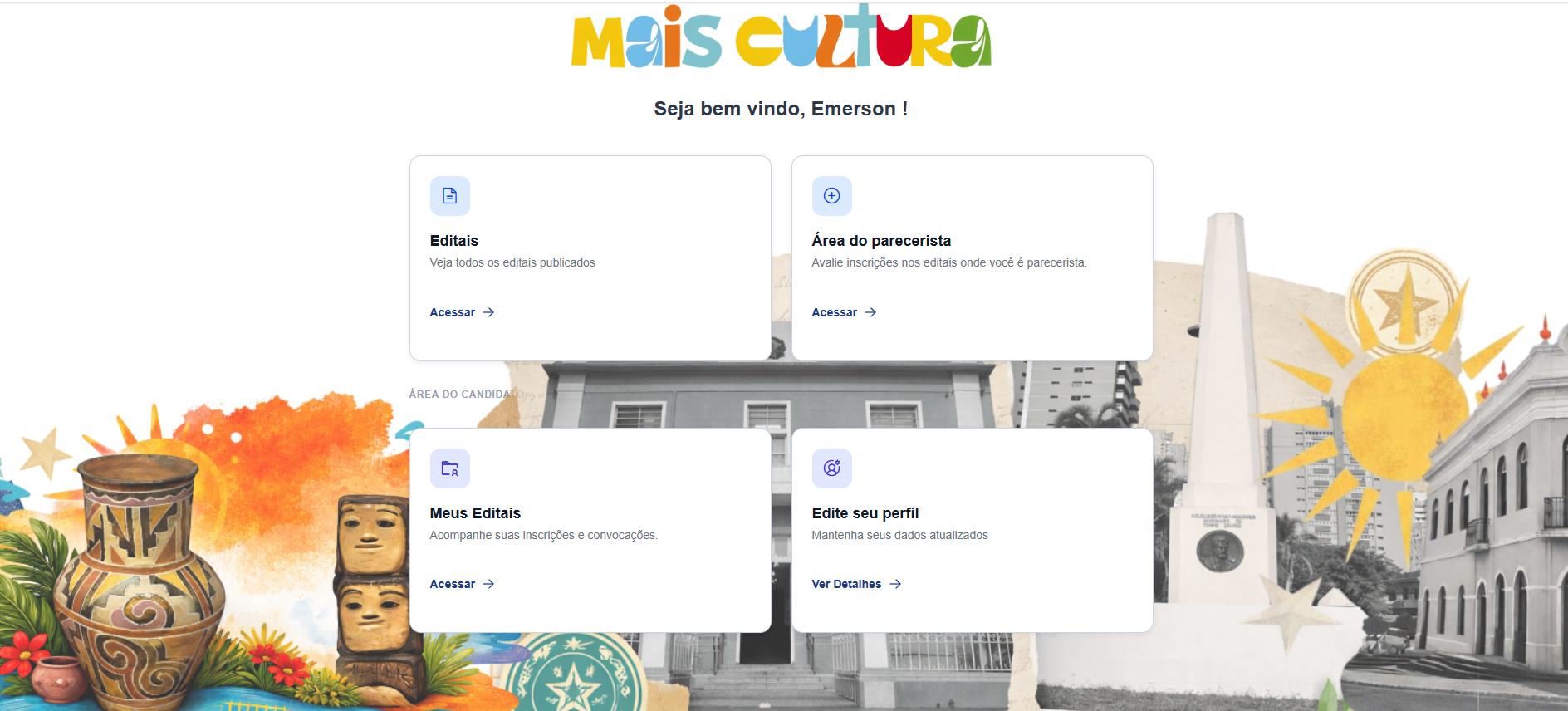 Prefeitura  divulga site exclusivo para inscrições em editais culturais
