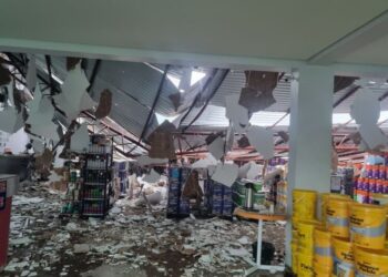 Temporal com ventos fortes provoca danos e mobiliza equipes na fronteira