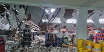 Temporal com ventos fortes provoca danos e mobiliza equipes na fronteira