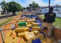 Caminhão é flagrado com mais de 8,3 toneladas de maconha na BR-163