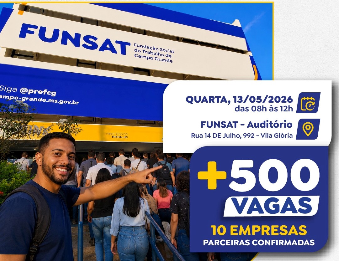 Funsat promove entrevistas imediatas nesta quarta-feira