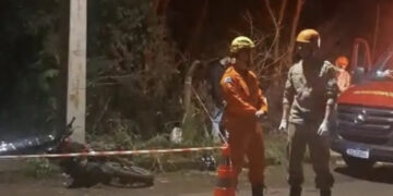 Motociclista morre após perder controle da direção e bater em poste em Ponta Porã