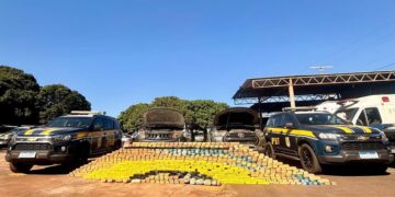 PRF apreende mais de meia tonelada de cocaína após perseguição em Campo Grande