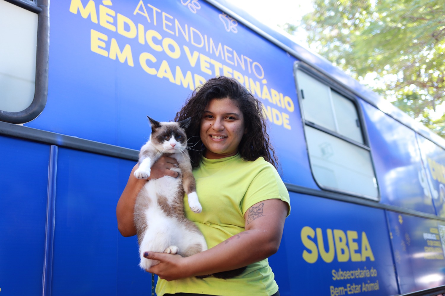 Consultório móvel da Subea segue até sexta na Praça do Papa