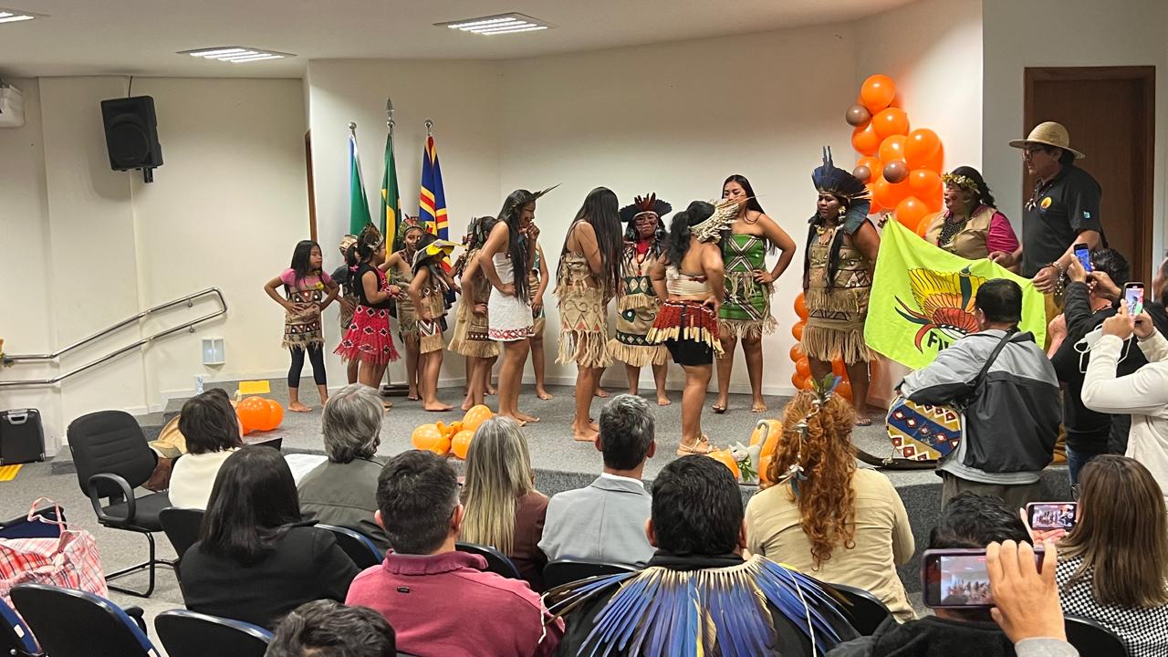 Evento sobre infância indígena lança livro em idioma Terena