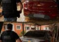 Veículos clonados são encontrados escondidos em casa durante operação