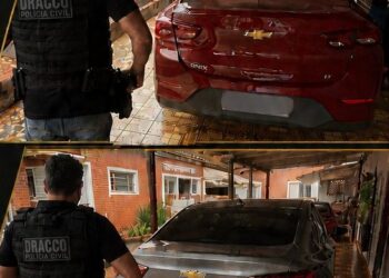 Veículos clonados são encontrados escondidos em casa durante operação