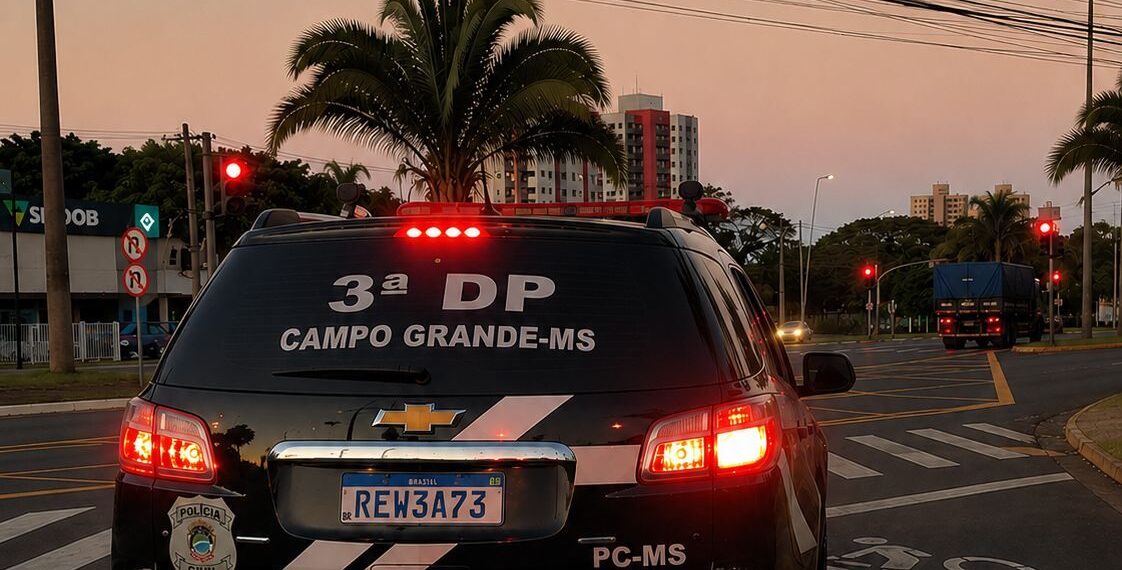 Homem é preso após arrombar escritório e furtar celulares e drone em Campo Grande