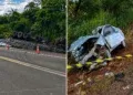 Acidente com carreta termina em morte na BR-163