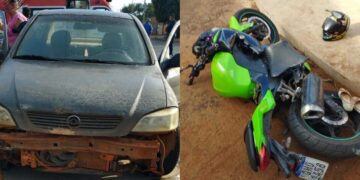 Motociclista tem perna amputada após grave acidente