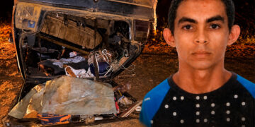 Trabalhador rural morre após capotamento em estrada vicinal