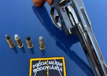 Homem é detido por porte ilegal de arma durante fiscalização na MS-040
