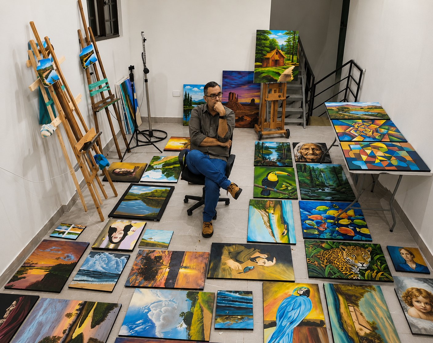 Casa da Cultura expõe obras em pintura realista