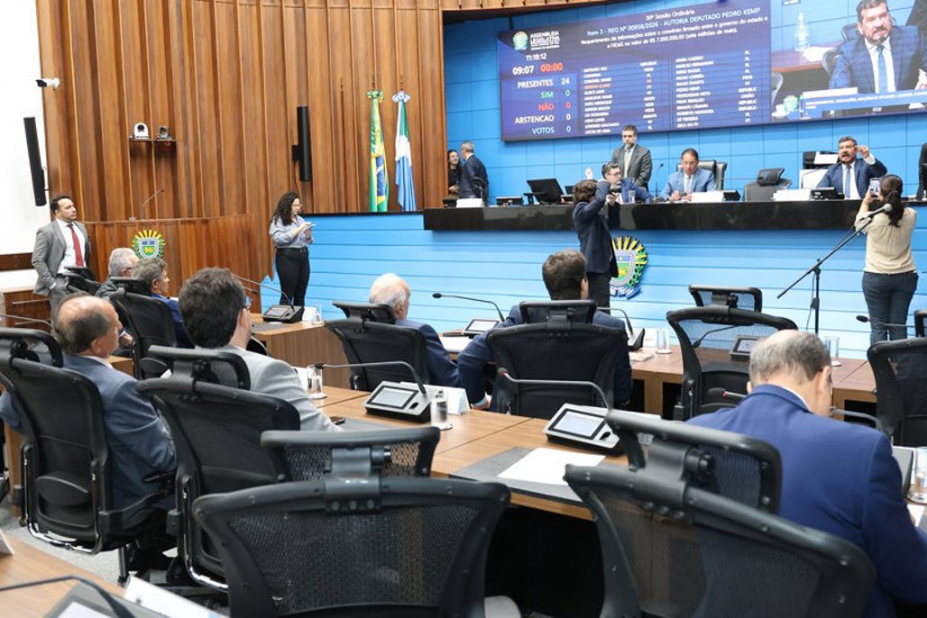 Deputados votam quatro projetos na sessão ordinária desta quinta-feira da ALEMS