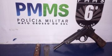 Discussão de casal acaba em sangue e apreensão de arm