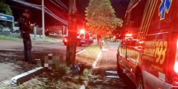 Motociclista morre após perder controle e bater em árvore