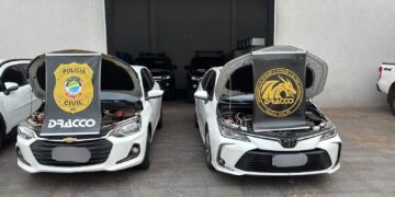 Dupla é presa com carro furtado em rota usada por criminosos na BR-060