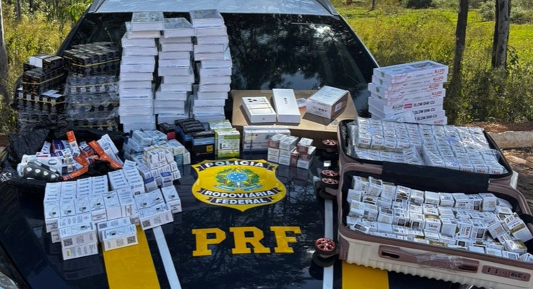 Carga milionária de “emagrecedores” é interceptada na BR-163