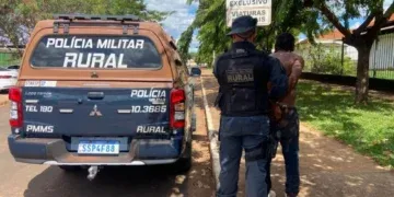 Discussão em propriedade rural termina em morte a facada e suspeito preso