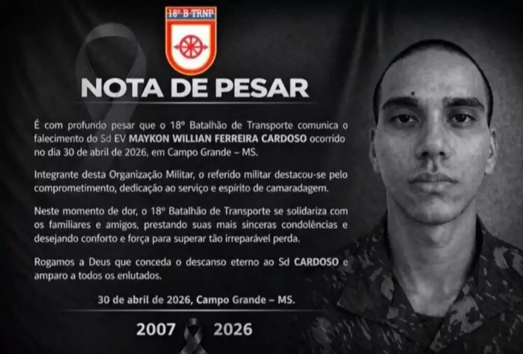 Morre segundo militar envolvido em grave acidente na Avenida Fábio Zahran, em Campo Grande