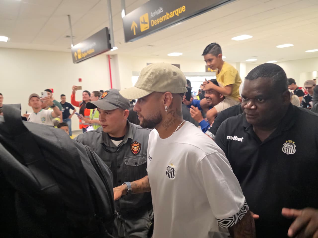 Neymar na fronteira de MS para decisão do Santos na Sul-Americana