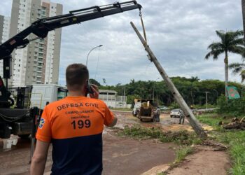Campo Grande mobiliza operação emergencial diante da chegada de ciclone