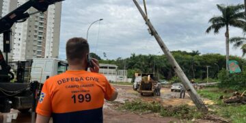 Campo Grande mobiliza operação emergencial diante da chegada de ciclone