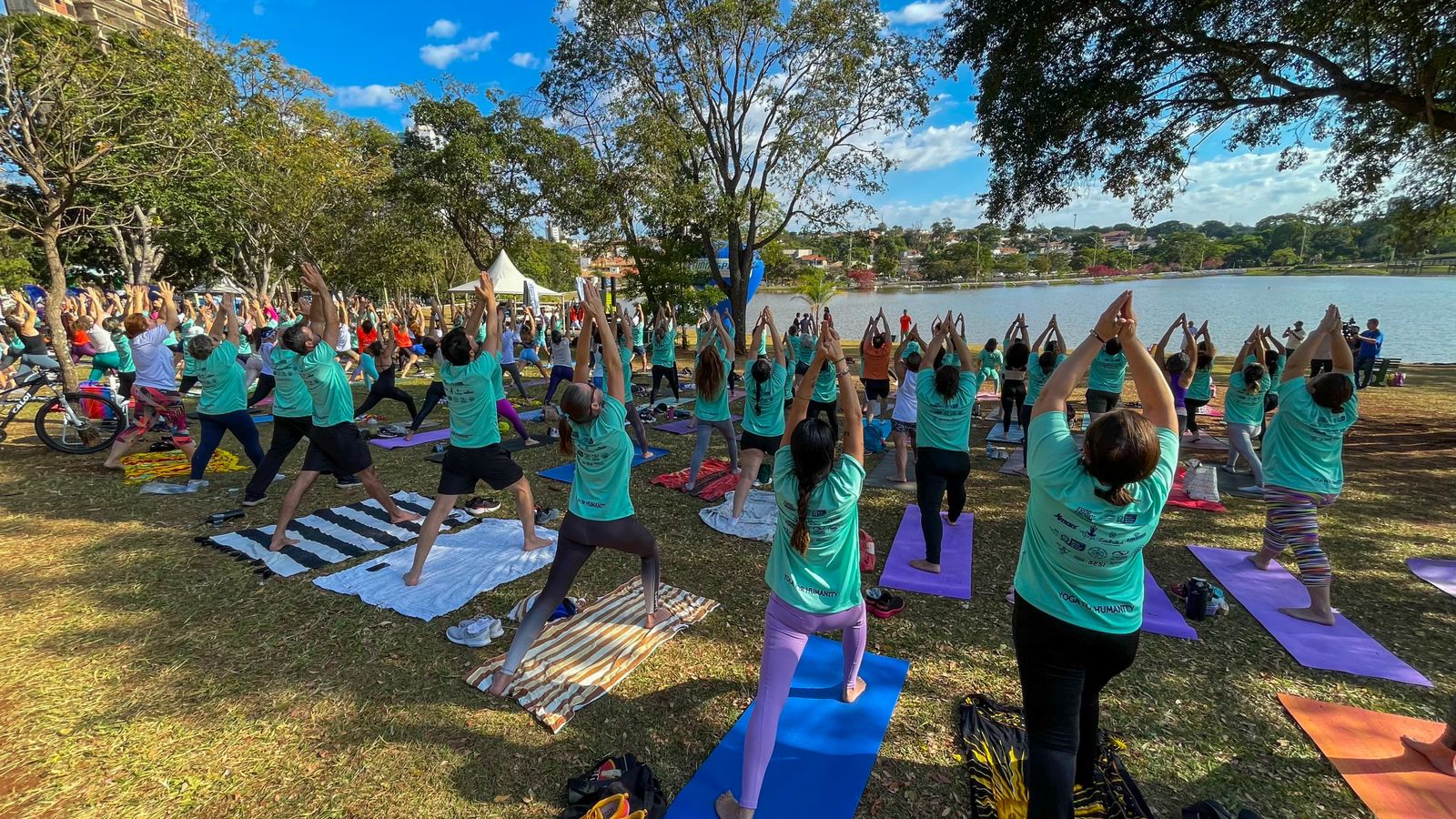 Parque das Nações recebe festival gratuito de yoga com programação para todas as idades