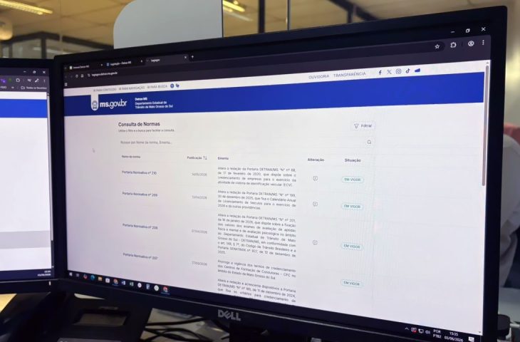 Detran-MS lança sistema online para consulta rápida de portarias