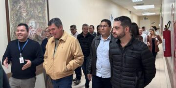 Riedel acompanha obras da futura UTI Neonatal e Pediátrica da Cassems em Corumbá