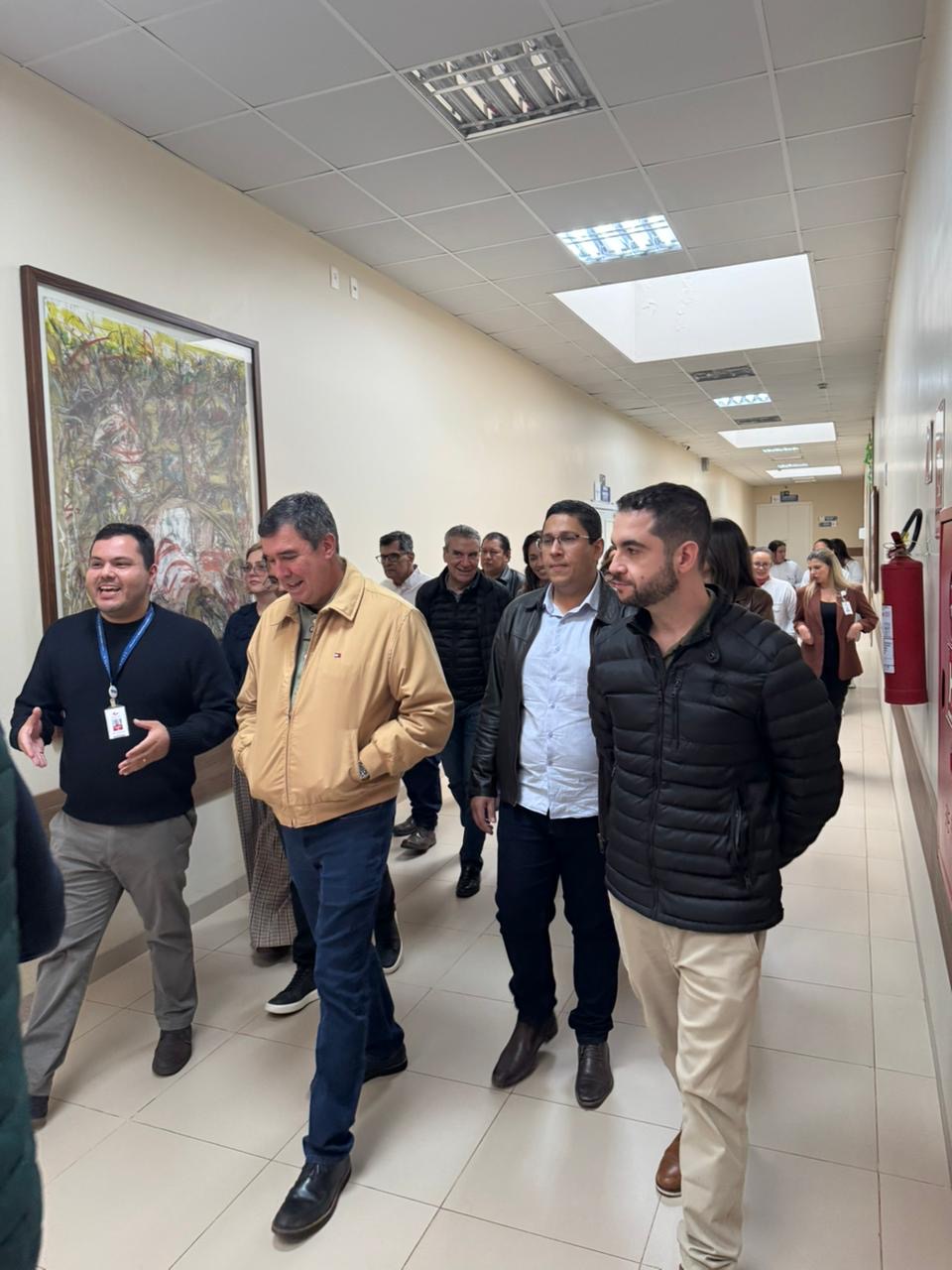 Riedel acompanha obras da futura UTI Neonatal e Pediátrica da Cassems em Corumbá