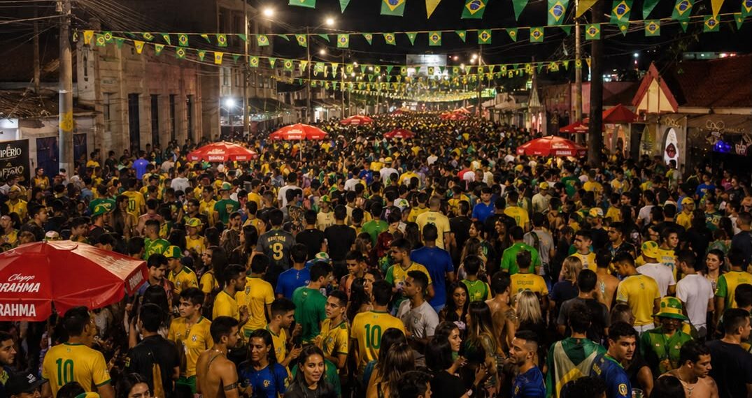 Cidade da Copa terá transmissão gratuita dos jogos do Brasil na Esplanada Ferroviária