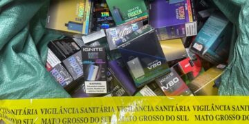 Canetas emagrecedoras ilegais e vapes são apreendidos em operação em Campo Grande