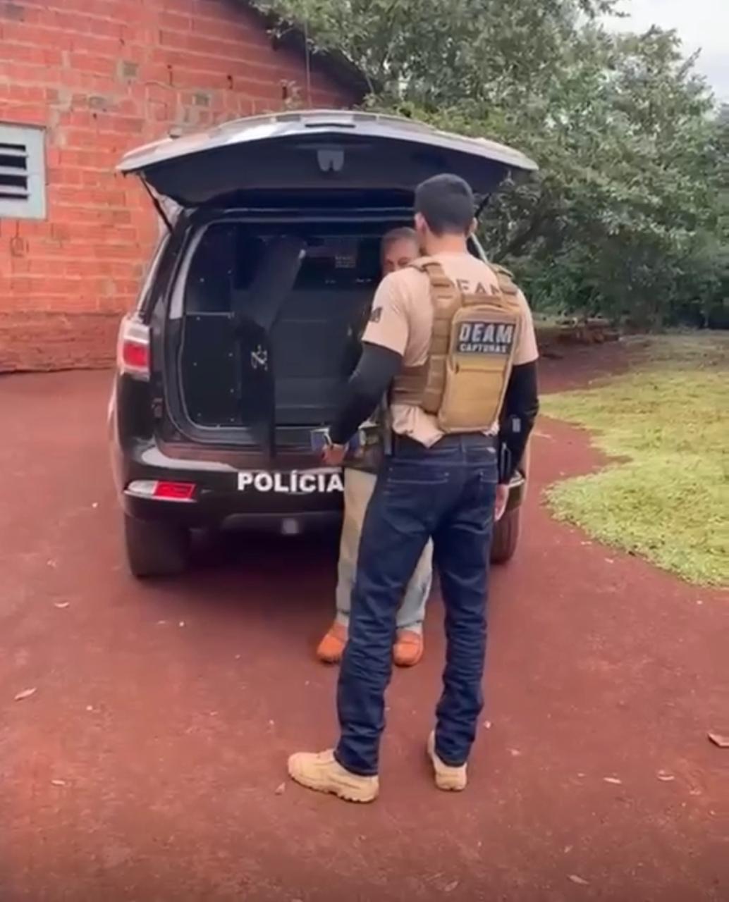 “Cachorrão” foragido há 13 anos por feminicídio é preso em MS durante operação da Polícia Civil