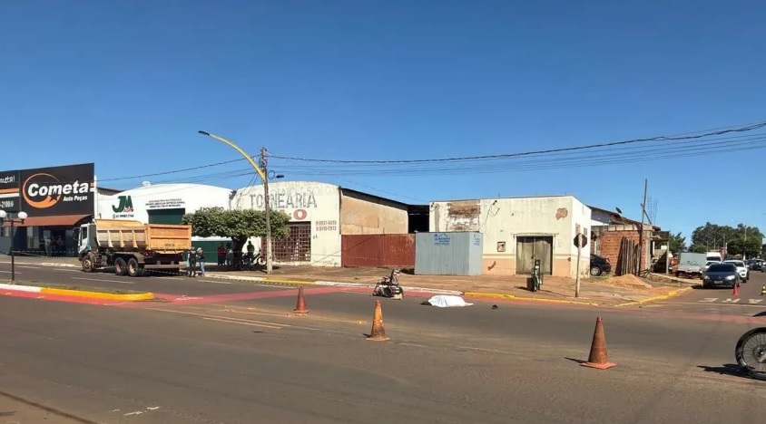 Cadeirante morre em acidente com caminhão da prefeitura