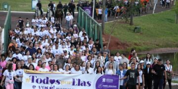 Com apoio da ALEMS, 3ª Caminhada #TodosPorElas mobiliza sociedade contra o feminicídio