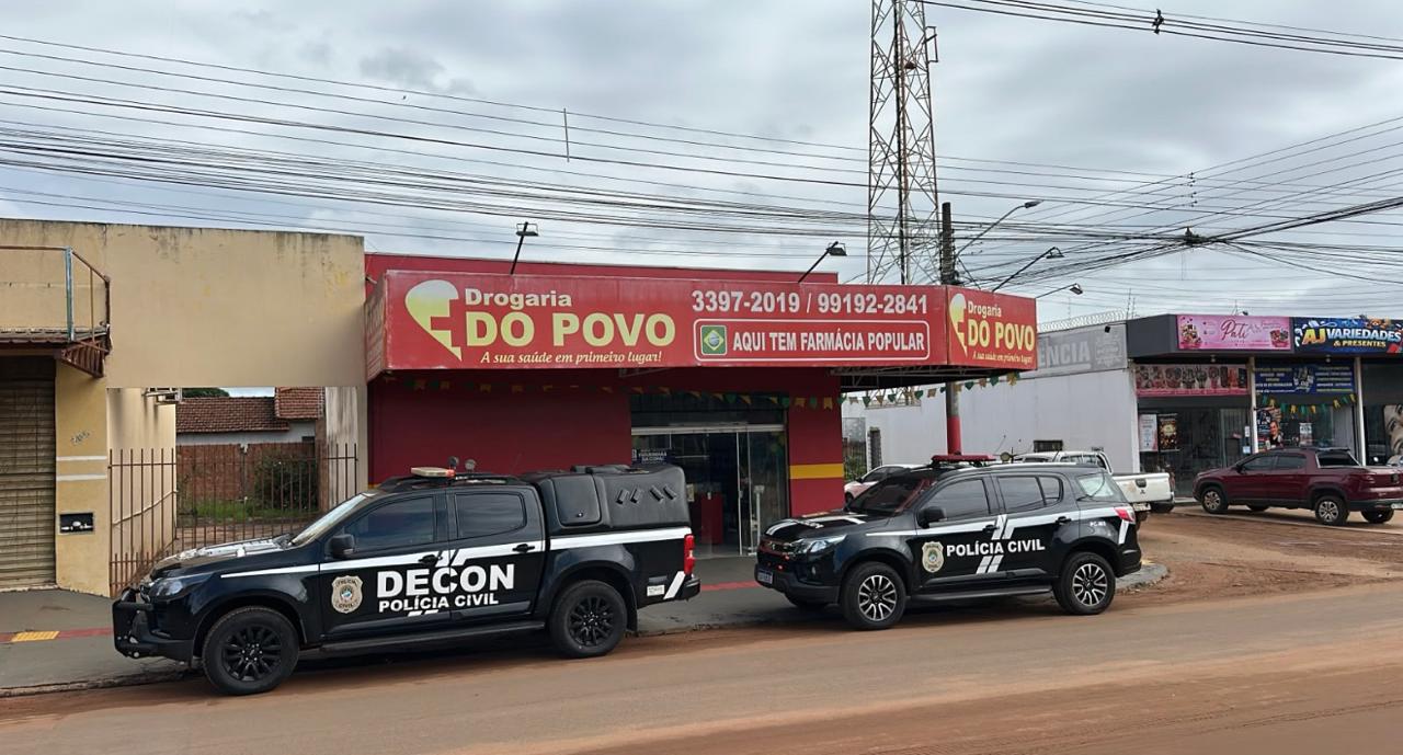 Drogaria é flagrada com venda irregular e armazenamento inadequado de medicamentos controlados