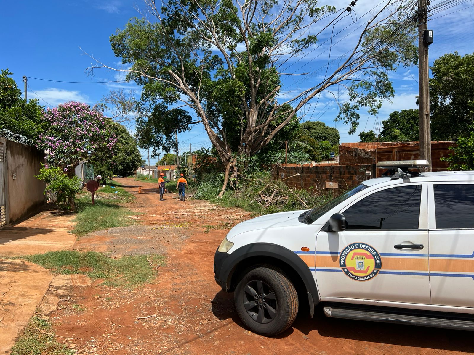 Com risco de chuvas e ventos intensos, Defesa Civil emite alerta 