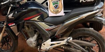 Após furto, moto é recuperada e autor confessa o crime