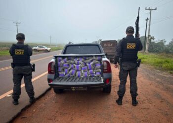 Homem é preso com mais de 680 kg de drogas e veículo furtado em rodovia de Amambai Homem é preso com mais de 680 kg de drogas e veículo furtado em rodovia de Amambai