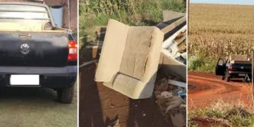 Idoso é preso após descartar sofá em via pública e acende alerta ambiental