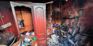 Incêndio destrói casa de família e mobiliza campanha por doações em Dourados
