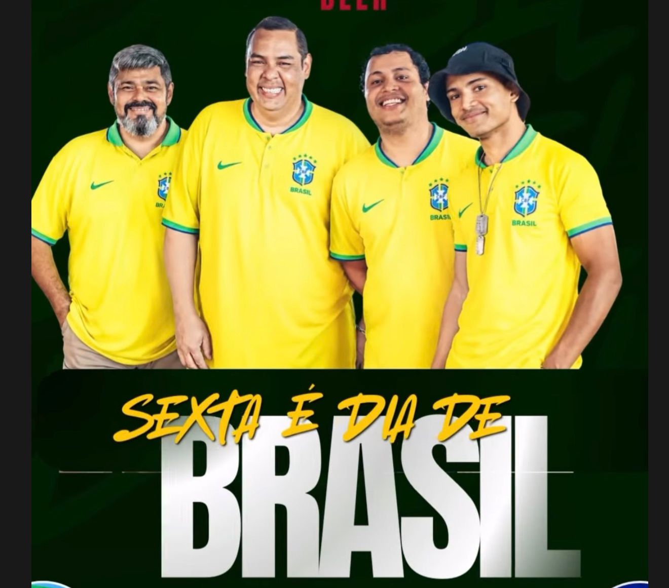 Brasil x Haiti na Copa do Mundo terá pagode do Grupo Medida Certa no Belga Bar
